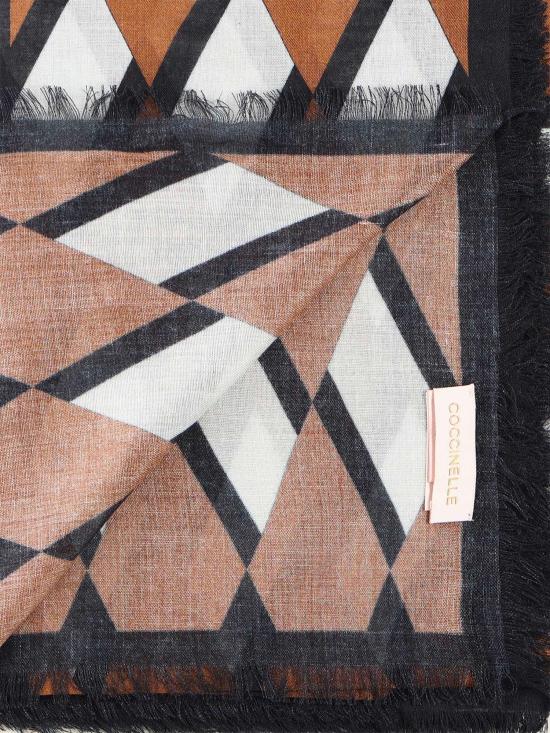 25FW 코치넬리 머플러/스카프 E7TOX330101 M86 MULTI COGNAC - COCCINELLE