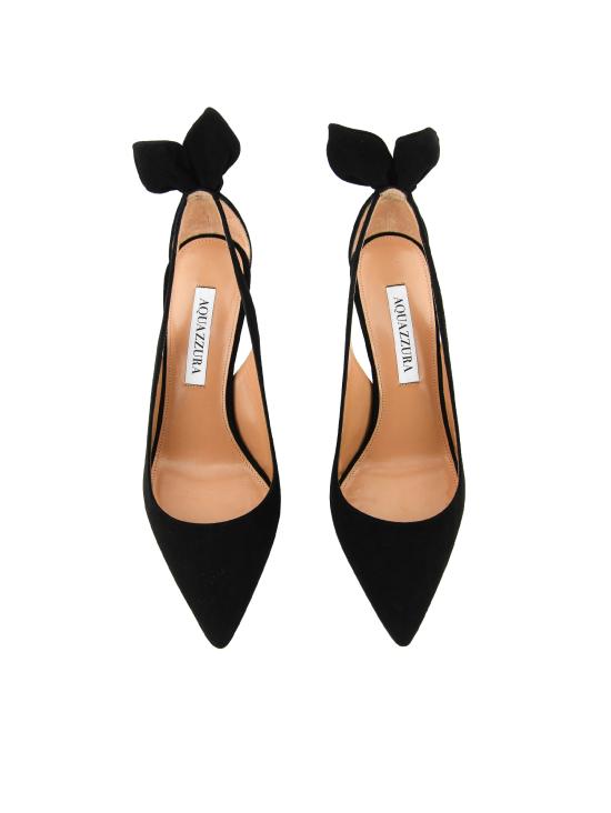 25FW 아쿠아주라 힐/펌프스 DENMIDP0 SUE000 Black - AQUAZZURA