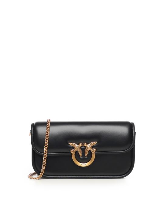 25FW 핑코 숄더백 105083 A26LZ99Q Black