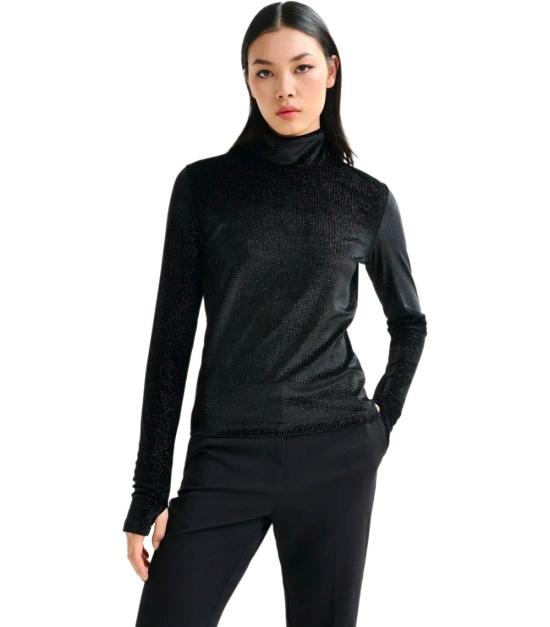 25FW 에센셜앤트워프 터틀넥 INDIENNE BL34 S Black - ESSENTIEL ANTWERP