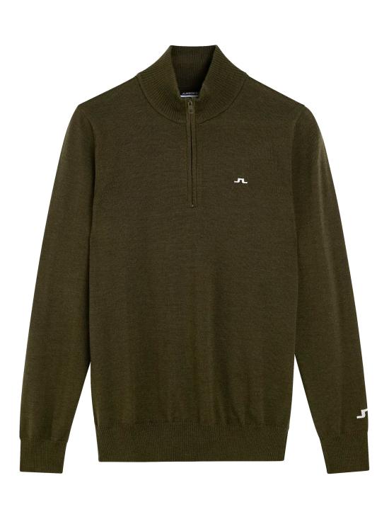  제이린드버그 집업 니트 GMKW12908M354 FOREST GREEN DOM