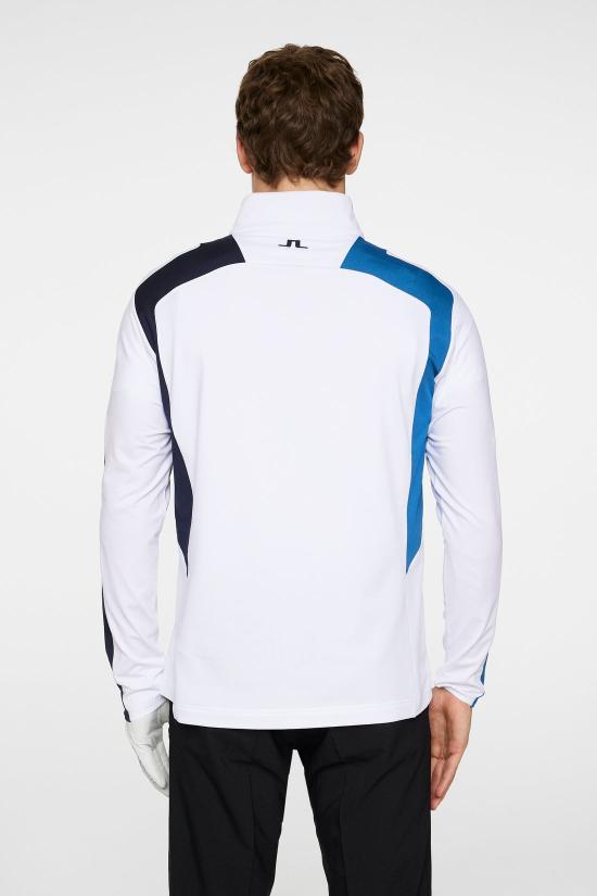 제이린드버그 긴팔 티셔츠 GMJS14117 0000 WHITE DOM - J LINDEBERG