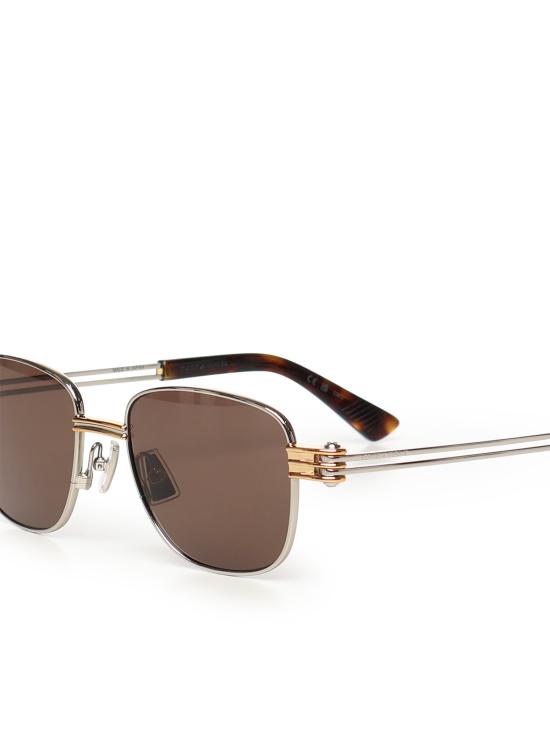 26SS 보테가베네타 선글라스 821519 V44501398 SILVER SILVER BROWN - BOTTEGA VENETA