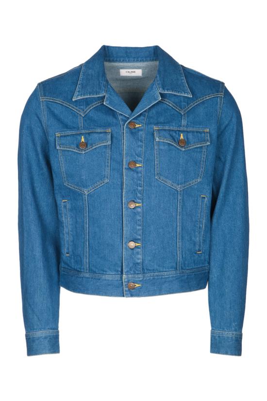 25FW 셀린느 데님 자켓 RV0RN0D38 GBV7 WESTERNBLUELIGHTSTONEWASH