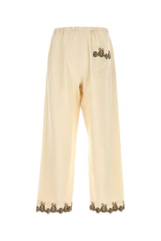 25FW 보디 스트레이트 팬츠 MRF25BT037 CREAM Yellow - BODE