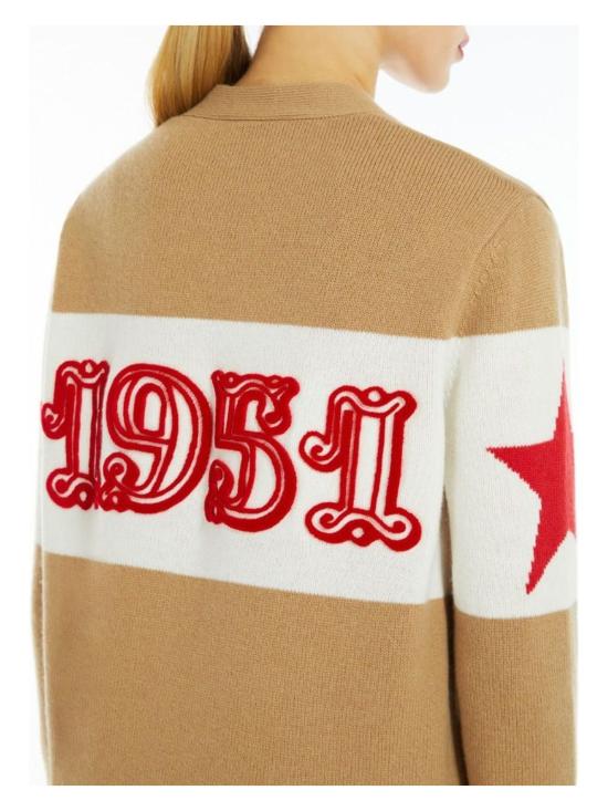  막스마라 가디건 21346031 007 BLACK WHITE DOM - MAX MARA