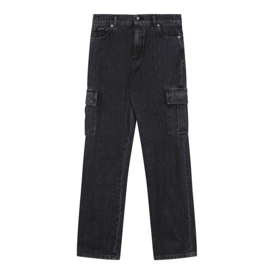  [키즈] 돌체앤가바나 팬츠 L42F67LDC26N0000 BLACK