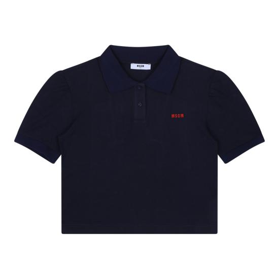 25SS [키즈] 엠에스지엠 티셔츠 S5MSJGPO268060 BLUE