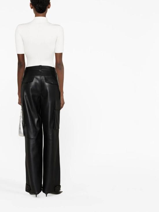 26SS 쿠레쥬 리에디션 니트 탑 숏슬리브 PERMPU026FI0001 WHITE - COURREGES