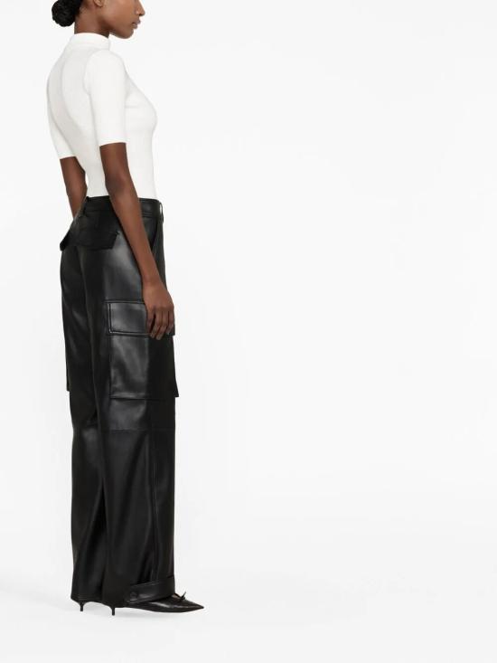 26SS 쿠레쥬 리에디션 니트 탑 숏슬리브 PERMPU026FI0001 WHITE - COURREGES