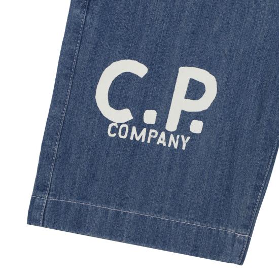 25SS [키즈] 씨피 컴퍼니 쇼츠/버뮤다 CUQ00AL0E3181161 INDIGO BLUE - C.P. COMPANY