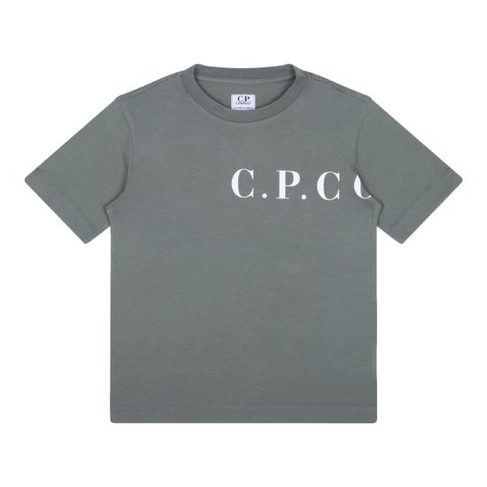 25SS [키즈] 씨피 컴퍼니 티셔츠 COM00LLAA1731870 MILITARY GREEN