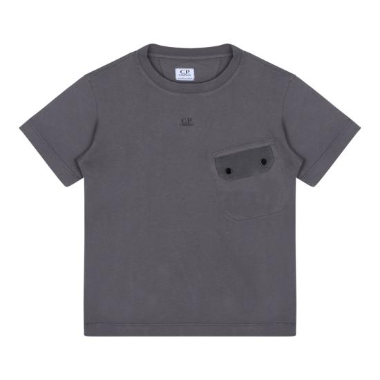 25SS [키즈] 씨피 컴퍼니 티셔츠 CUM00NLAC0260394 ANTHRACITE GREY