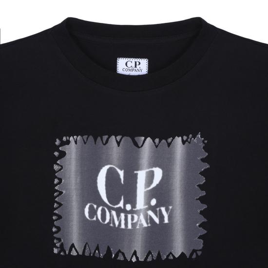 25SS [키즈] 씨피 컴퍼니 티셔츠 CQM002LAA1760100 NERO BLACK - C.P. COMPANY