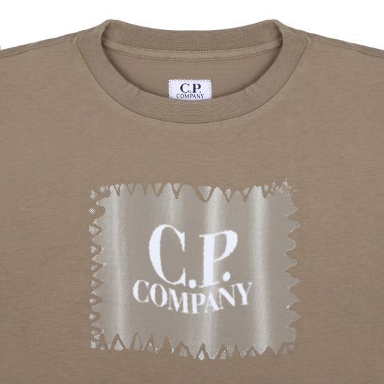 25SS [키즈] 씨피 컴퍼니 티셔츠 CQM002LAA1720262 BEIGE - C.P. COMPANY