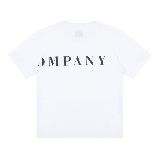 25SS [키즈] 씨피 컴퍼니 티셔츠 COM00LLAA1710135 GAUZE WHITE - C.P. COMPANY