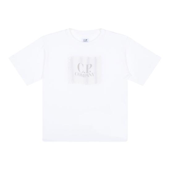 25SS [키즈] 씨피 컴퍼니 티셔츠 CQM002LAA1710135 GAUZE WHITE
