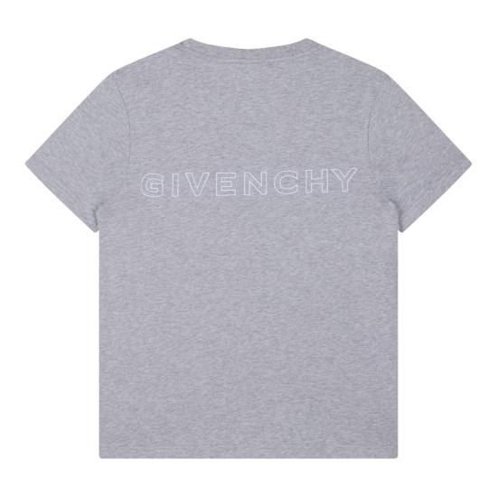 25SS [키즈] 지방시 티셔츠 H30729A01 GREY MARL - GIVENCHY