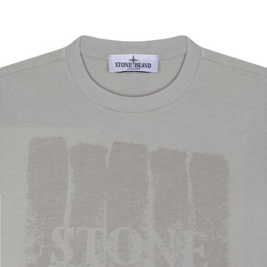 24FW [키즈] 스톤 아일랜드 티셔츠 CC801621078V0061 GREY - STONE ISLAND
