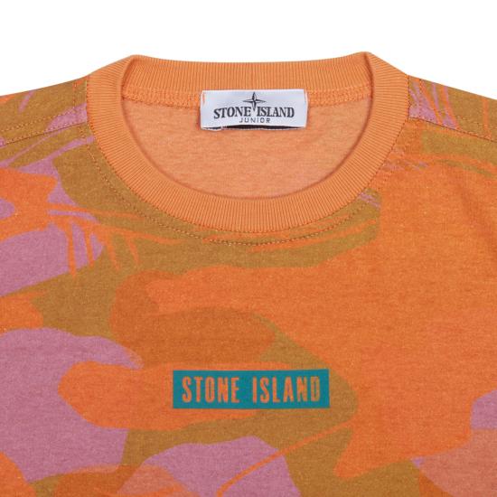  [키즈] 스톤 아일랜드 티셔츠 CC801621519V0032 ORANGE - STONE ISLAND