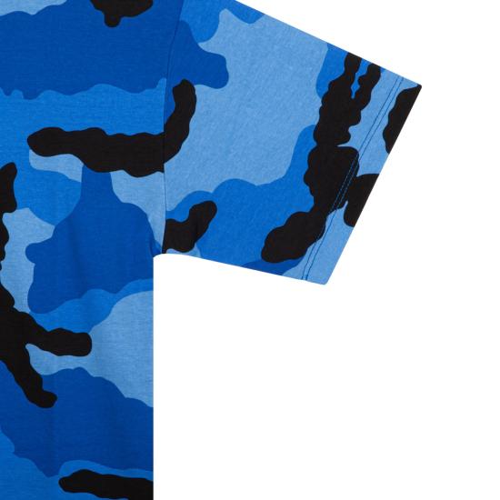  [키즈] 모스키노 티셔츠 HVM03SLBBD385019 BLUE - MOSCHINO