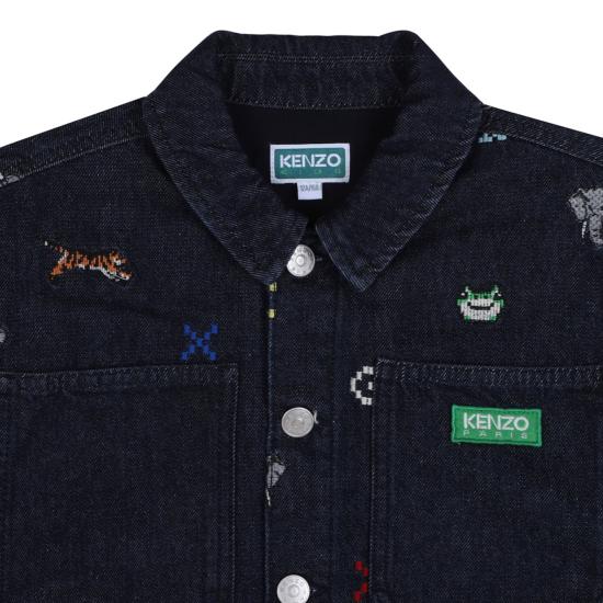  [키즈] 겐조 아우터 K26097Z35 DENIM BRUT - KENZO