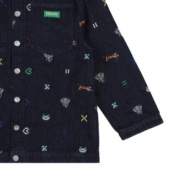  [키즈] 겐조 아우터 K26097Z35 DENIM BRUT - KENZO