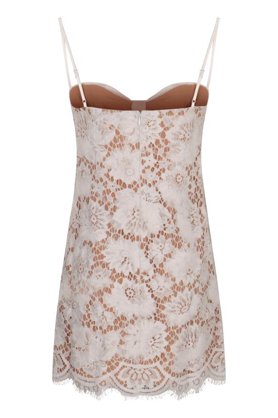 25FW 셀프 포트레이트 미디 원피스 AW25201SAW WHITE - SELF PORTRAIT