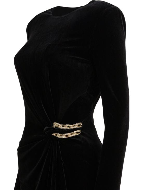 25FW 셀프 포트레이트 미디 원피스 AW25128MB BLACK - SELF PORTRAIT