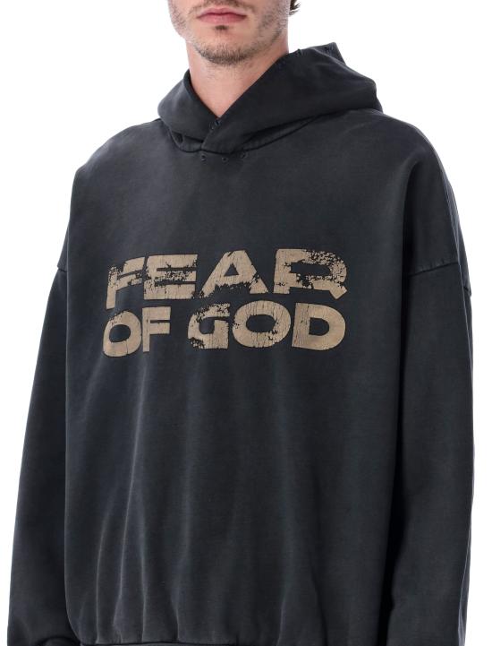 25FW 피어오브갓 후드 티셔츠 FG25FW1212102BHFU 001 BLACK - FEAR OF GOD
