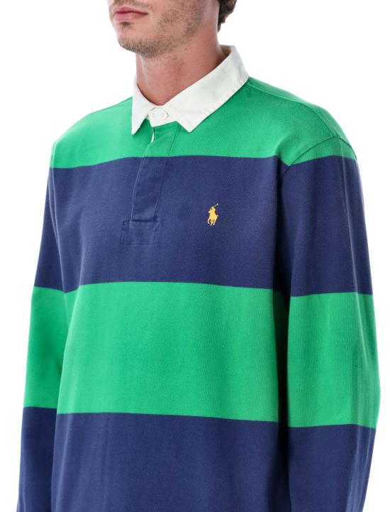 25FW 폴로 랄프로렌 반팔 티셔츠 710980299 001 GREEN BLUE - POLO RALPH LAUREN