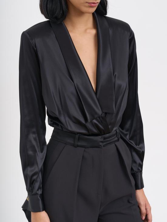 25FW 엘리자베타프랜치 반팔 티셔츠 MCB00757E2110 BLACK - ELISABETTA FRANCHI