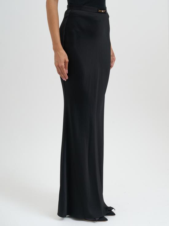 25FW 엘리자베타프랜치 롱 스커트 MGO11256E2110 BLACK - ELISABETTA FRANCHI