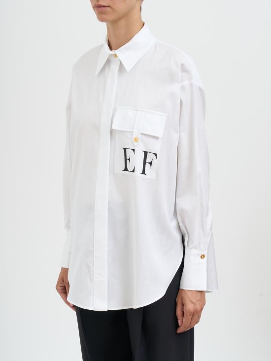 25FW 엘리자베타프랜치 셔츠 MCA12156E2100 WHITE - ELISABETTA FRANCHI