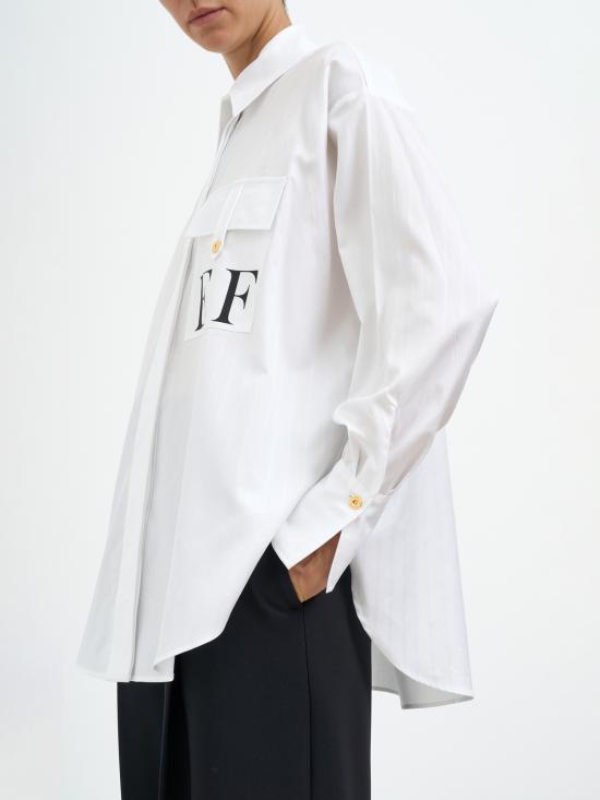 25FW 엘리자베타프랜치 셔츠 MCA12156E2100 WHITE - ELISABETTA FRANCHI