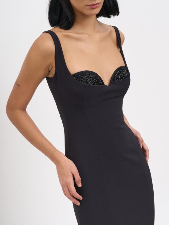 25FW 엘리자베타프랜치 미디 원피스 MAB83557E2110 BLACK - ELISABETTA FRANCHI