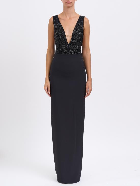 25FW 엘리자베타프랜치 미디 원피스 MABR2457E2110 BLACK