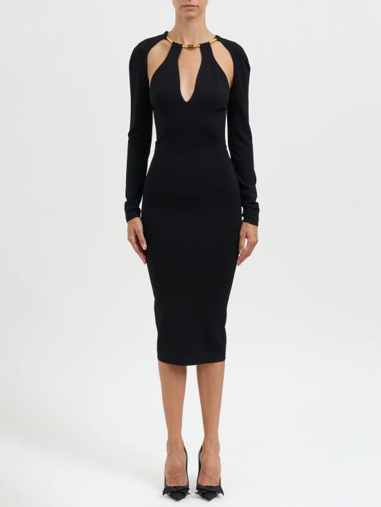 25FW 엘리자베타프랜치 미디 원피스 MAM11S56E2110 BLACK