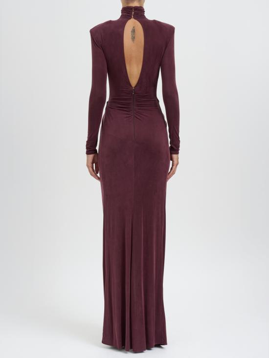 25FW 엘리자베타프랜치 미디 원피스 MABR0656E2EA4 RED PURPLE - ELISABETTA FRANCHI