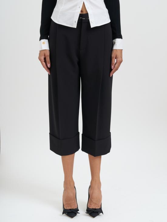 25FW 엘리자베타프랜치 스트레이트 팬츠 MPA11656E2110 BLACK - ELISABETTA FRANCHI