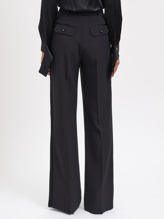 25FW 엘리자베타프랜치 스트레이트 팬츠 MPA12656E2110 BLACK - ELISABETTA FRANCHI