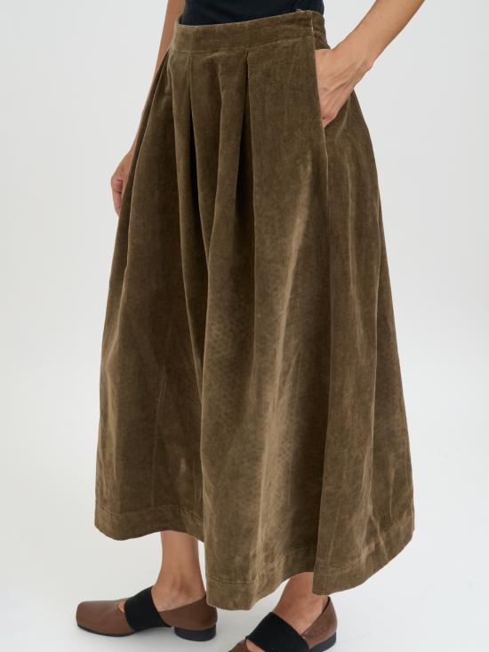 25FW 우마 왕 스커트 MUP2006UW240 BEIGE - UMA WANG