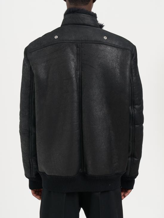 25FW 릭 오웬스 가죽 자켓 MRU02E1760LSHC0915 BLACK - RICK OWENS