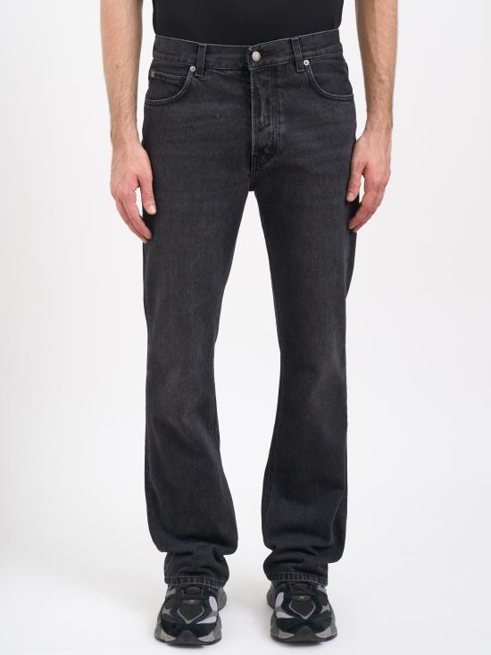 25FW 하이쿠레 스트레이트 팬츠 MHEM03228DF119L0894 BLACK