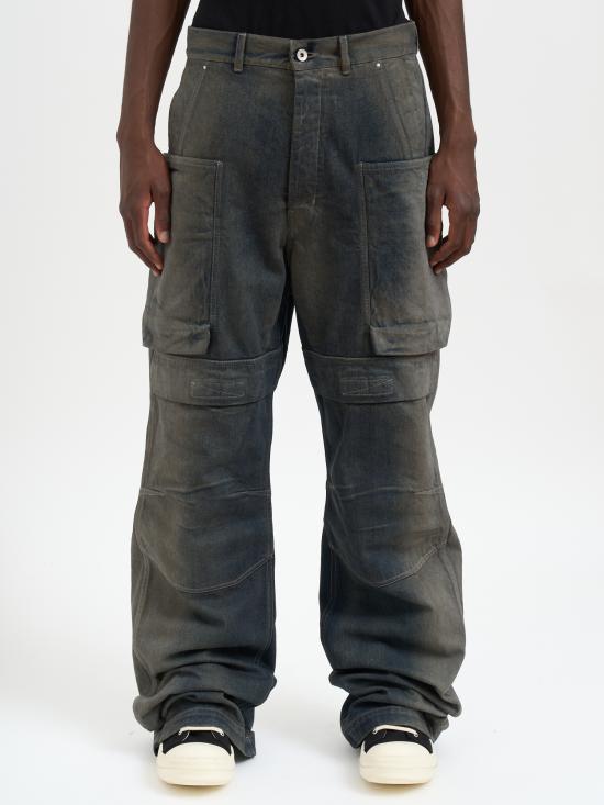 25FW 릭 오웬스 스트레이트 팬츠 MRU02E1346DKDEG78D GREY