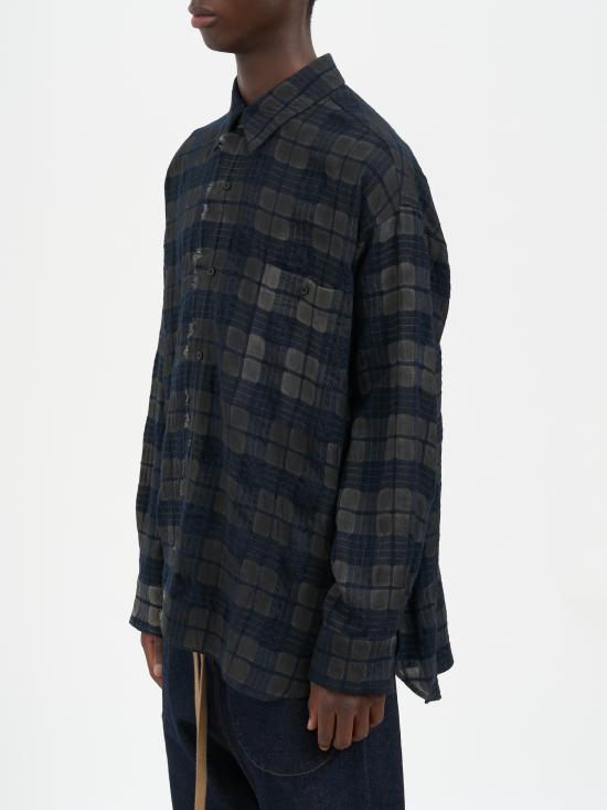 25FW 우마 왕 긴팔 셔츠 MUM1503UW083 GREY - UMA WANG