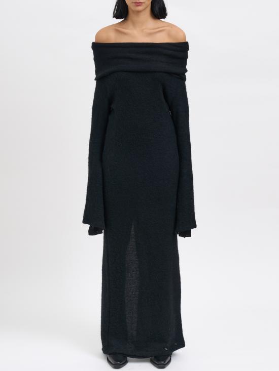 25FW 안드레아 야코브 미디 원피스 M25WFOB30WOOLBLACK