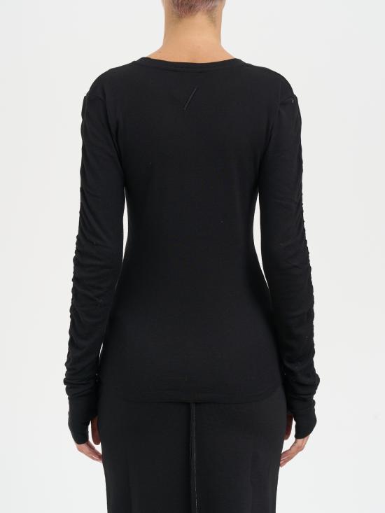 25FW 톰크롬 반팔 티셔츠 MWTS581BLACK - THOM KROM