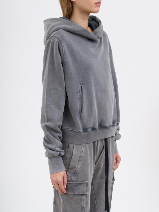 25FW 톰크롬 후드 티셔츠 MWS239USEDGREY - THOM KROM