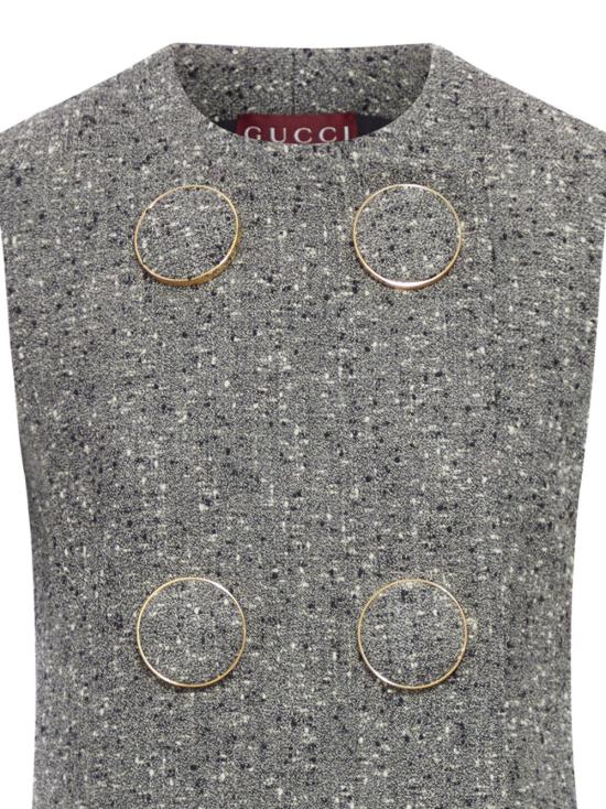 25FW 구찌 미디 원피스 836891ZAT2D 9024 GREY - GUCCI